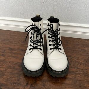 Dr. Martens Luana White Combat Boots
